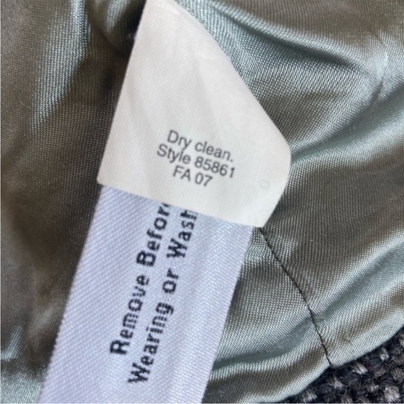 J. Crew Grey Tweed lined jacket - Picture 6 of 10